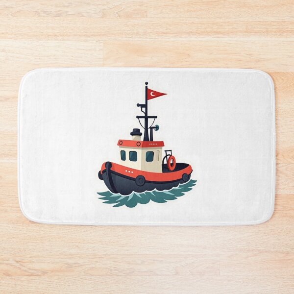 Item preview, Tugboat Poster designed and sold by ArtfullyRooted.