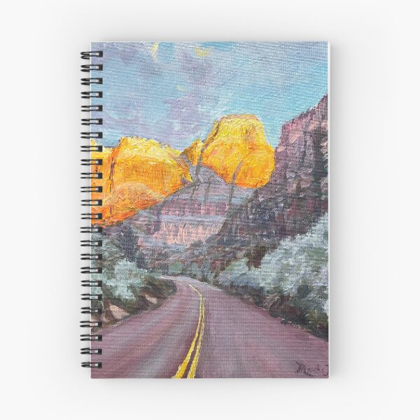 Item preview, Zion-Sunrise on Mount Carmel Highway designed and sold by MarthaTownerArt.