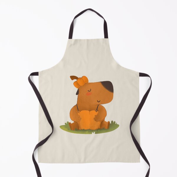 Item preview, Capybara in a pumpkin costume. designed and sold by ArtbyGover.