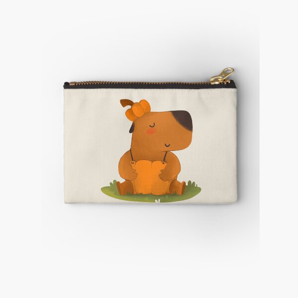 Item preview, Capybara in a pumpkin costume. designed and sold by ArtbyGover.