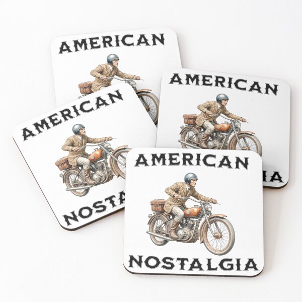 Item preview, American Nostalgia Motorcycle T-Shirt designed and sold by soflomerc.