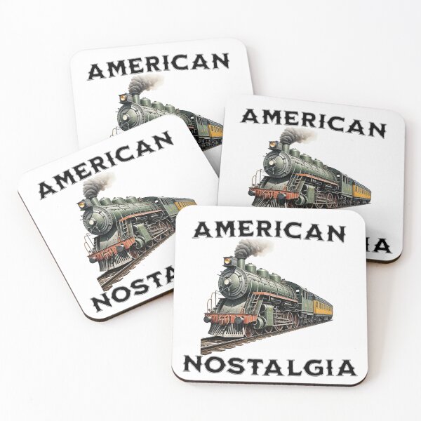 Item preview, American Nostalgia Passenger Train T-Shirt designed and sold by soflomerc.