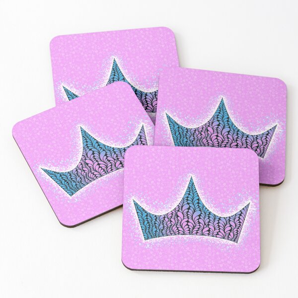 Item preview, Zen Petal Art - Pink and Blue Princess Crown designed and sold by SpeakBoldly.