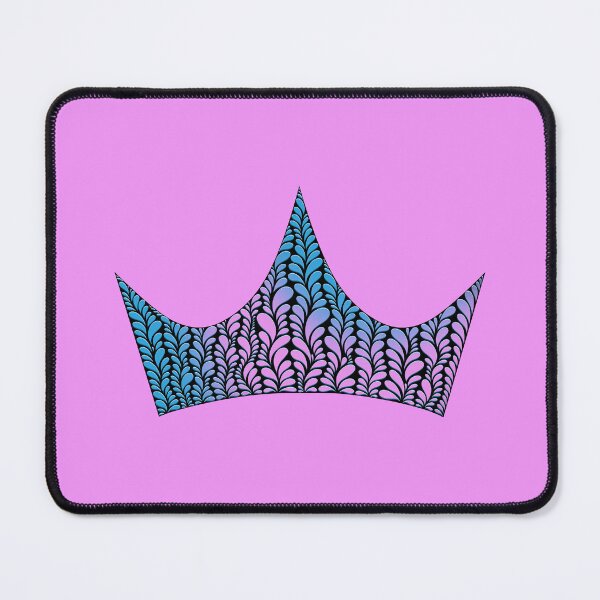 Item preview, Zen Petal Art - Pink and Blue Princess Crown designed and sold by SpeakBoldly.