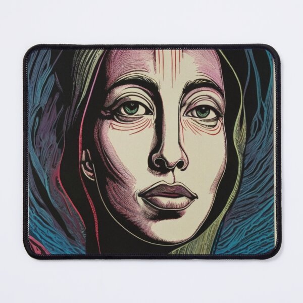 Item preview, Radiant Linocut Portrait designed and sold by KilianSzmid.