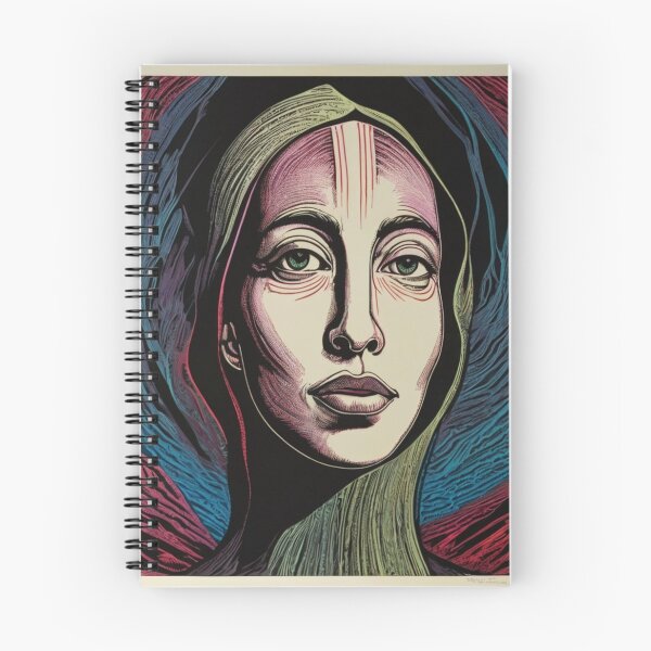 Item preview, Radiant Linocut Portrait designed and sold by KilianSzmid.