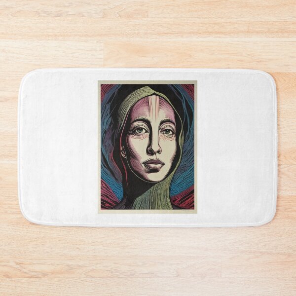 Item preview, Radiant Linocut Portrait designed and sold by KilianSzmid.