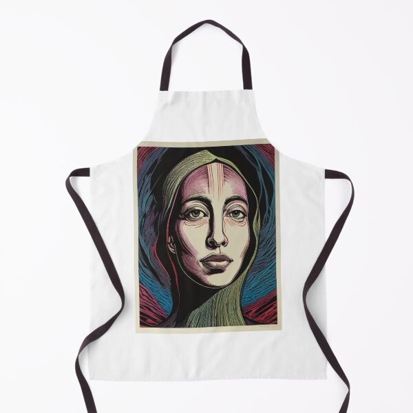 Item preview, Radiant Linocut Portrait designed and sold by KilianSzmid.