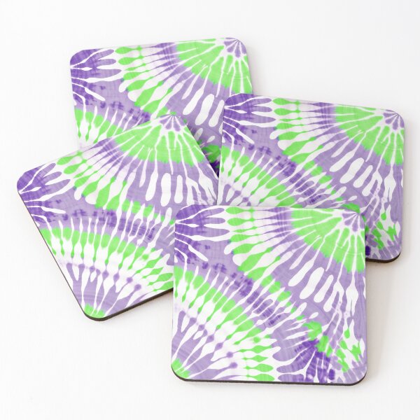 Item preview, Purple green tie dye watercolor designed and sold by LiluGross.