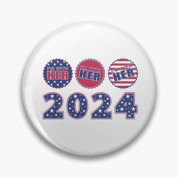 Item preview, I'm With Her 2024 designed and sold by politicalrags24.