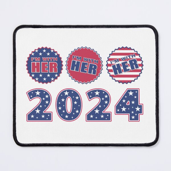Item preview, I'm With Her 2024 designed and sold by politicalrags24.