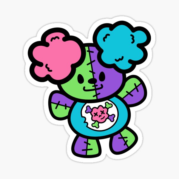 Rotten Candy Bear Sticker