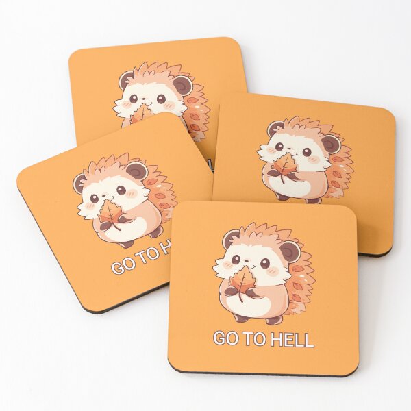 Item preview, Go to Hell Hedgehog, Playful Humor, Cute and Edgy, Go to Hell, Yamikawaii, Cute But Feisty designed and sold by Anna Halasek.