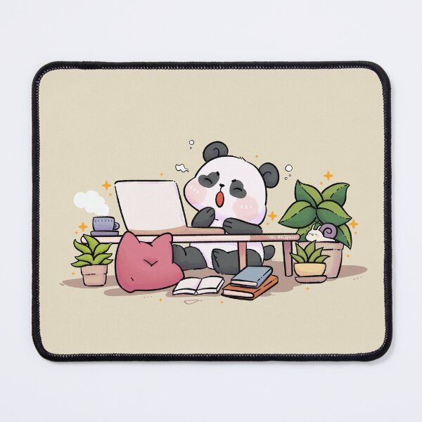 Item preview, Sleepy Lazy Monday Panda designed and sold by NasDoodleArt.