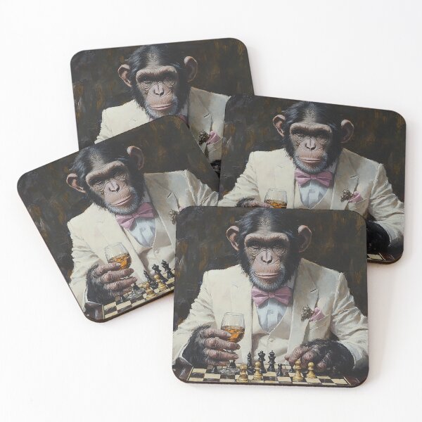 Item preview, Chess with a Chimp designed and sold by SheldonOfOsaka.