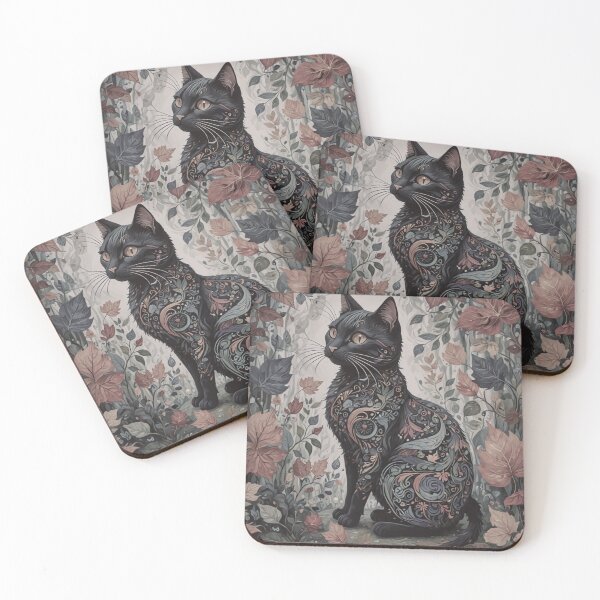 Item preview, Dramatic Autumn cat  designed and sold by nowIAMAI.