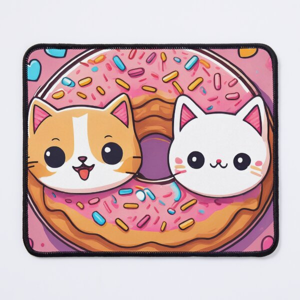 Item preview, “Delightful Donut Duo: Kitty Sprinkle Surprise” designed and sold by EidansEmpire.