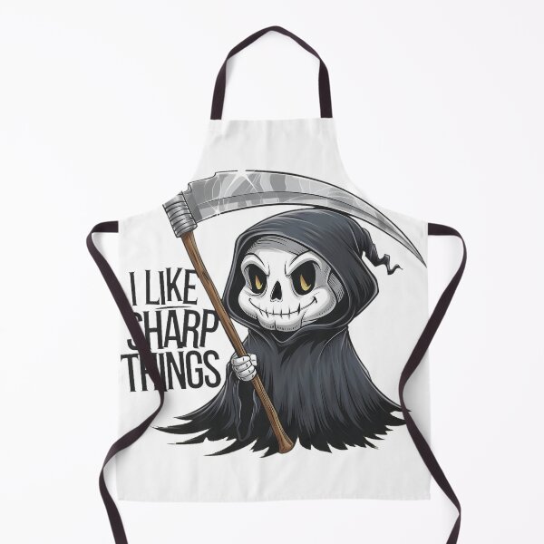 Item preview, Funny Grim Reaper i Like Sharp Things designed and sold by PlanetMarker.