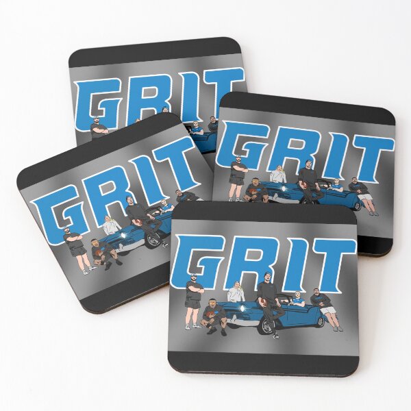 Item preview, NFL Detroit Lions Retro Grit - Black & Gray designed and sold by StephenCriss.