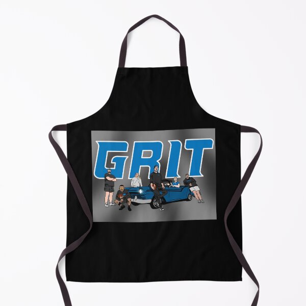 Item preview, NFL Detroit Lions Retro Grit - Black & Gray designed and sold by StephenCriss.