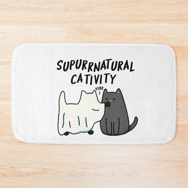 Item preview, Su-purr-natural Cativity Funny Cat Pun  designed and sold by punnybone.