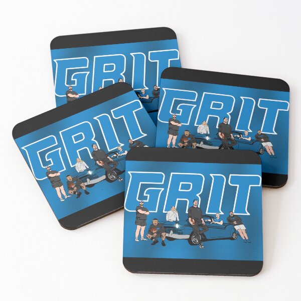 Item preview, NFL Detroit Lions Retro Grit - Blue designed and sold by StephenCriss.