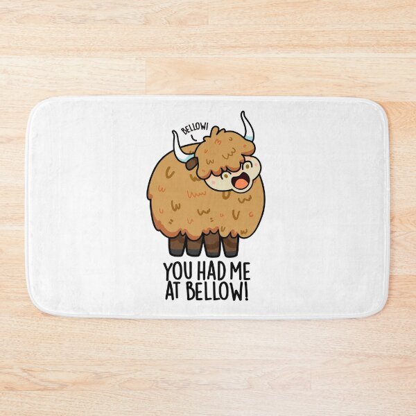 Item preview, You Had Me At Bellow Funny Yak Pun  designed and sold by punnybone.