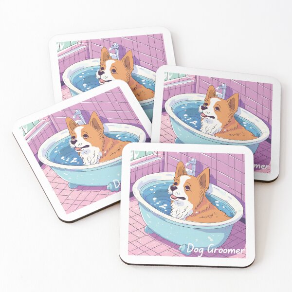 Item preview, Corgi in Bath Tub Dog Groomer designed and sold by Corner-Distro.