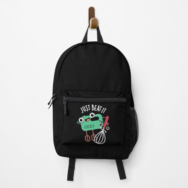 Item preview, Just Beat It Funny Baking Pun (Dark BG) designed and sold by punnybone.