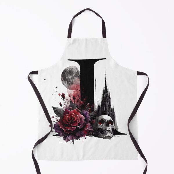 Item preview, Gothic Halloween Skull and Roses I designed and sold by CultDigHoriz.