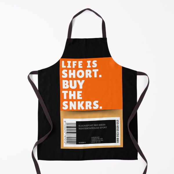 Item preview, Life is Short. Buy the SNKRS Shoebox (OrangexBlack) | Sneakerheads designed and sold by Zuriel Hargrove.