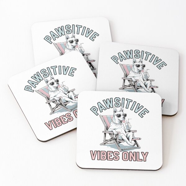 Item preview, Pawsitive Vibes Only" – Fun T-Shirt with Relaxed Dog Illustration | Perfect for Animal Lovers 2024 designed and sold by T010.