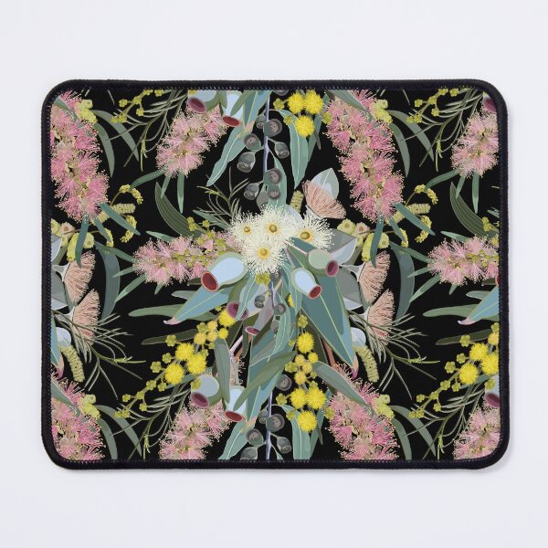 Item preview, Native Bush Blooms - Classic Black designed and sold by Sketchbook Designs.