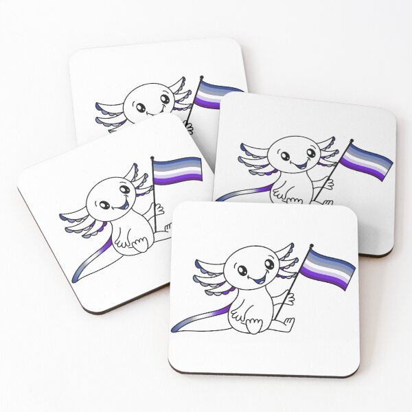 Item preview, Cute Axolotl with Butch Lesbian Pride Flag LGBTQ+ designed and sold by JoyfulJen.