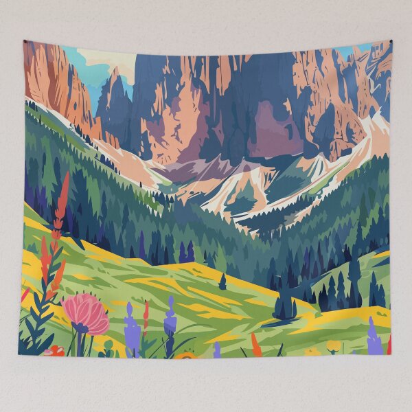 Item preview, Dolomites Art Italy Graphic designed and sold by LVTFCOarts.