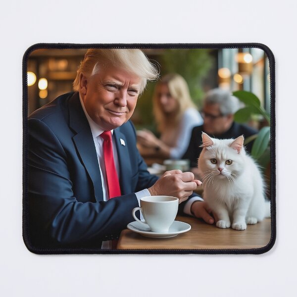 Item preview, Trump with cat designed and sold by JohnNotWick.