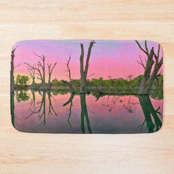 Item preview, Country Victoria Murray River Old Gums Sunrise Red Sky designed and sold by Adam Gormley.