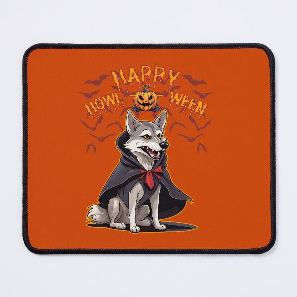 Item preview, Majestic Czechoslovakian Wolfdog in Vampire Cape - "Happy Howloween" - Halloween Design for Products designed and sold by GoodyPaws.