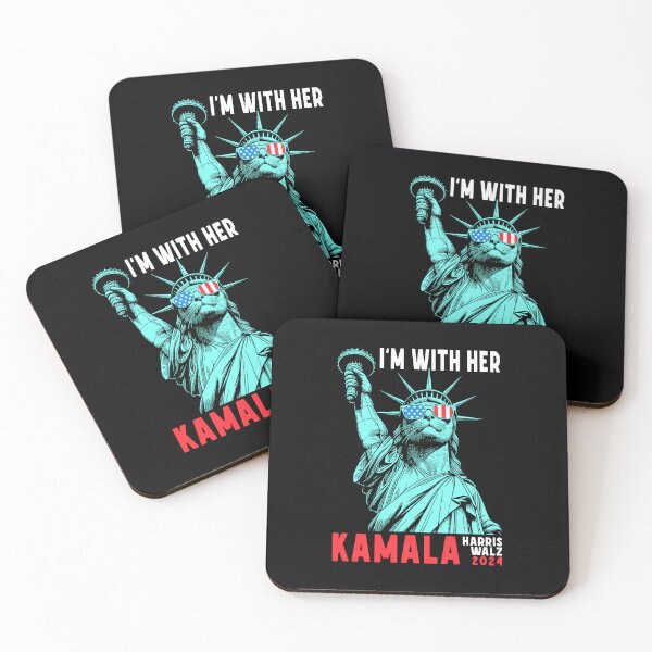 Item preview, Cat Lady Statue Of Liberty Kamala Harris Walz 2024 USA Flag designed and sold by GrandeDuc.
