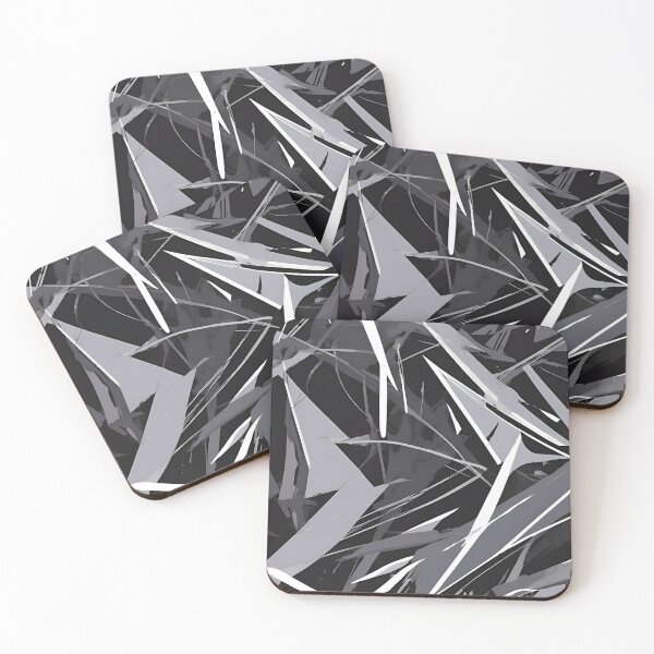 Item preview, Abstract Grey on Black designed and sold by papi1998.
