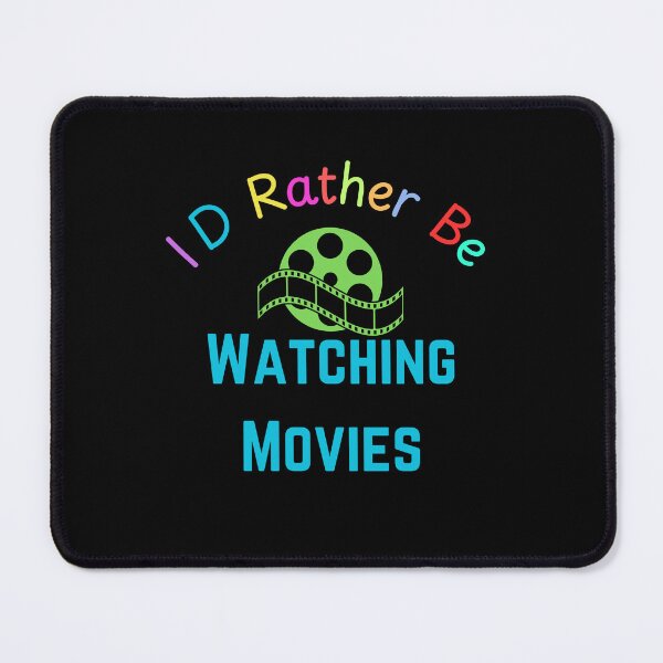 Item preview, Movie Buff - I'd Rather Be Watching Movies designed and sold by CraftyrCreator.