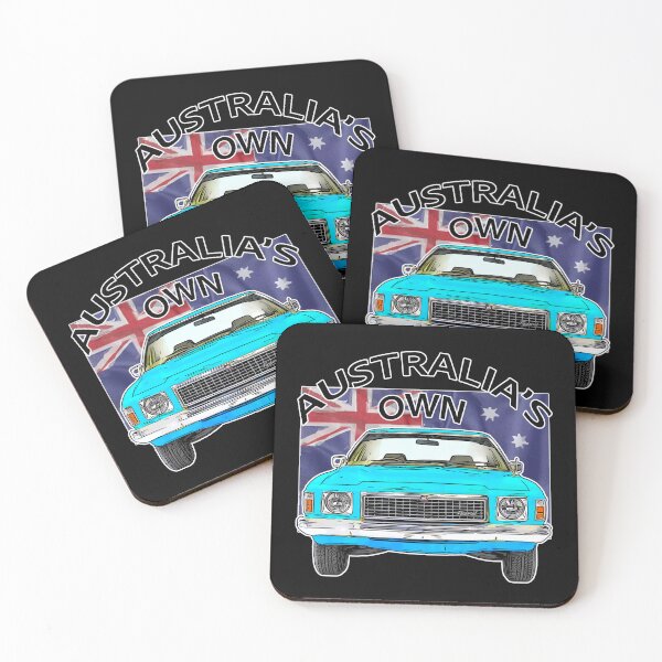 Item preview, Classic Blue HZ Holden - Australian Classic Car Art designed and sold by Michael van der Hoorn.