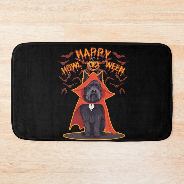 Item preview, Charming Bouvier des Flandres in Vampire Cape - "Happy Howloween" - Halloween Design for Products designed and sold by GoodyPaws.