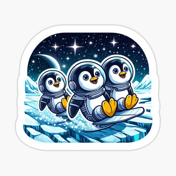 Item preview, Space Penguins designed and sold by GalacticDecals.