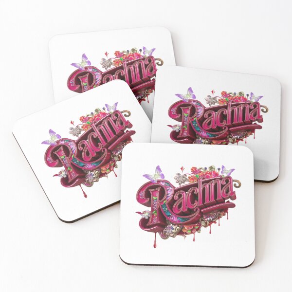 Item preview, Rachna in 3D Metallic Red: Ornate and Vibrant Name Render designed and sold by PING 999 STUDIO.
