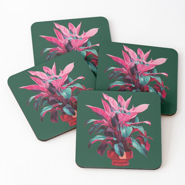 Item preview, Pretty and Potted Vibrant Leaf Plant  designed and sold by CraftCartelArt.