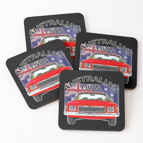 Item preview, Classic Red HZ Holden - Australian Classic Car Art designed and sold by Michael van der Hoorn.