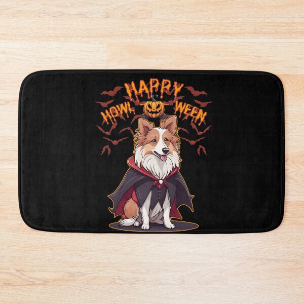 Item preview, Charming Shetland Sheepdog in Vampire Cape - "Happy Howloween" - Halloween Design for Products designed and sold by GoodyPaws.