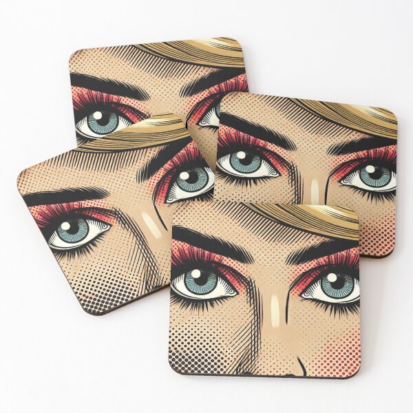 Item preview, Pop Art Woman's Eyes designed and sold by PinUpPizzazz.