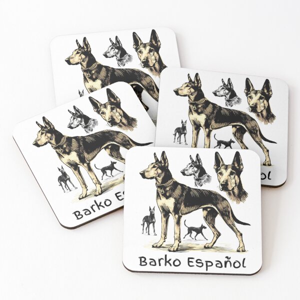 Item preview, Ibizan Hound Dog - Funny Barko Espanol - Minimalist Animal Art designed and sold by BeaverFriends.